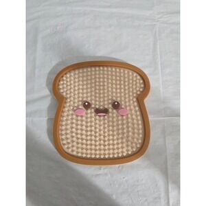 Fred Toast Suction Plate Food Safe BPA Safe‎ Silicone 6 Inches For Pets